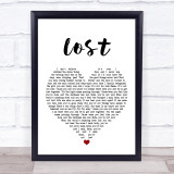 Michael Buble Lost Heart Song Lyric Quote Print