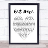 Get Here Oleta Adams Heart Quote Song Lyric Print