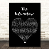 Angels & Airwaves The Adventure Black Heart Song Lyric Print