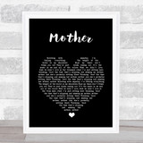 Kacey Musgraves Mother Black Heart Song Lyric Print