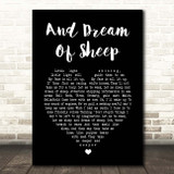Kate Bush And Dream Of Sheep Black Heart Song Lyric Print