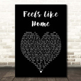 Katie Melua Feels Like Home Black Heart Song Lyric Print