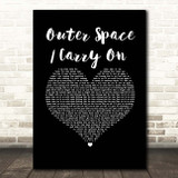 5 Seconds of Summer Outer Space Carry On Black Heart Song Lyric Print