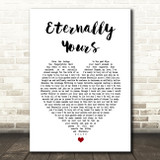 Motionless In White Eternally Yours White Heart Song Lyric Music Art Print