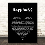 Ken Dodd Happiness Black Heart Song Lyric Print