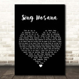 Kevin Mayhew Sing Hosana Black Heart Song Lyric Print
