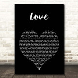 Keyshia Cole Love Black Heart Song Lyric Print