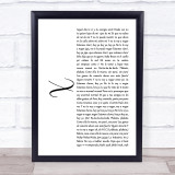 Nicky Jam x J Balvin X White Script Song Lyric Print