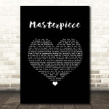 Madonna Masterpiece Black Heart Song Lyric Print