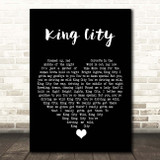 Majid Jordan King City Black Heart Song Lyric Print