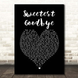 Maroon 5 Sweetest Goodbye Black Heart Song Lyric Print