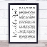 Rod Stewart Mandolin Wind White Script Song Lyric Quote Music Print