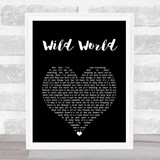 Maxi Priest Wild World Black Heart Song Lyric Print