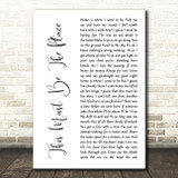 Talking Heads This Must Be The Place White Script Song Lyric Quote Print