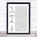 Lemonade Mouth More Than A Band White Script Song Lyric Print