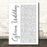 Steven Curtis Chapman Glorious Unfolding White Script Song Lyric Print