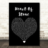 Six The Musical Cast Heart Of Stone Black Heart Song Lyric Wall Art Print