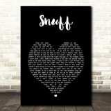 Slipknot Snuff Black Heart Song Lyric Wall Art Print