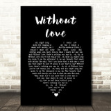 Southside Johnny & The Asbury Jukes Without Love Black Heart Song Lyric Wall Art Print