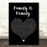Kacey Musgraves Family Is Family Black Heart Song Lyric Art Print