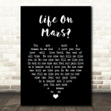 Neil Young Such a Woman Black Heart Song Lyric Art Print