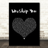 Kane Brown Worship You Black Heart Song Lyric Art Print