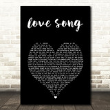 YUNGBLUD ?love song Black Heart Song Lyric Art Print