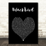 The Wurzels Blackbird Black Heart Song Lyric Art Print