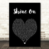The Amity Affliction Shine On Black Heart Song Lyric Art Print