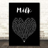 Kings Of Leon Milk Black Heart Song Lyric Art Print
