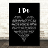 Morgan Evans I Do Black Heart Song Lyric Art Print