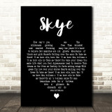 Runrig Skye Black Heart Song Lyric Art Print