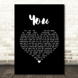 The Carpenters You Black Heart Song Lyric Art Print