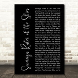 Foto Sisters Sovereign Ruler of the Skies Black Script Song Lyric Art Print