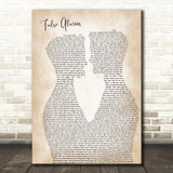 Noah Reid False Alarms Two Men Gay Couple Wedding Song Lyric Art Print