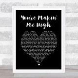 Toni Braxton You're Makin' Me High Black Heart Song Lyric Wall Art Print