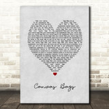 Tim Minchin Canvas Bags Grey Heart Song Lyric Art Print
