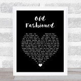 Cee Lo Green Old Fashioned Black Heart Song Lyric Wall Art Print