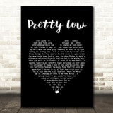 Deaf Havana Pretty Low Black Heart Song Lyric Wall Art Print
