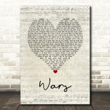 The Strumbellas Wars Script Heart Song Lyric Art Print