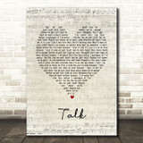 Khalid Talk Script Heart Song Lyric Art Print