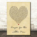 Blackberry Smoke Prayer for the Little Man Vintage Heart Song Lyric Art Print