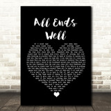 Alter Bridge All Ends Well Black Heart Song Lyric Wall Art Print