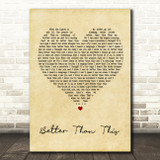 Paloma faith Better Than This Vintage Heart Song Lyric Art Print