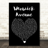 Duffy Warwick Avenue Black Heart Song Lyric Wall Art Print