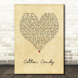 Yungblud cotton candy Vintage Heart Song Lyric Art Print
