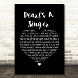 Elkie Brooks Pearls A Singer Black Heart Song Lyric Wall Art Print