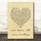 The White Buffalo I Got You Vintage Heart Song Lyric Art Print