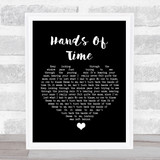 Groove Armada Hands Of Time Black Heart Song Lyric Wall Art Print