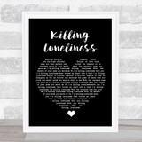 HIM Killing Loneliness Black Heart Song Lyric Wall Art Print